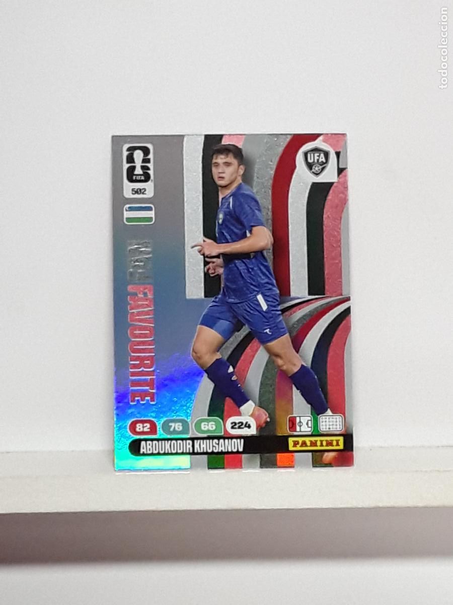 Cromos de f&uacute;tbol: ADRENALYN MUNDIAL 2026 WORLD CUP 26 ALBUM PANINI N 502 UZBEKISTAN ABDUKODIR KHUSANOV