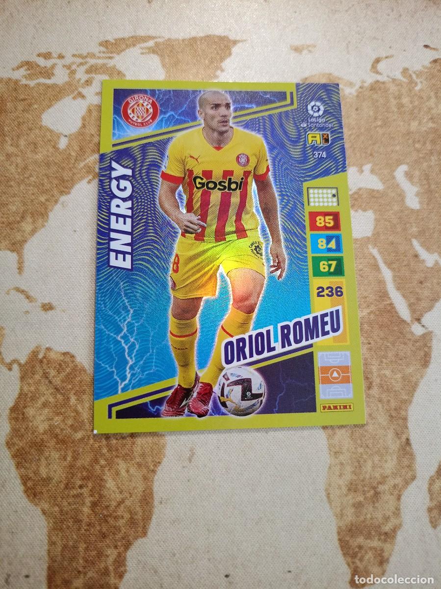 Cromos de f&uacute;tbol: # Energy 374 ORIOL ROMEU Adrenalyn 2022-23