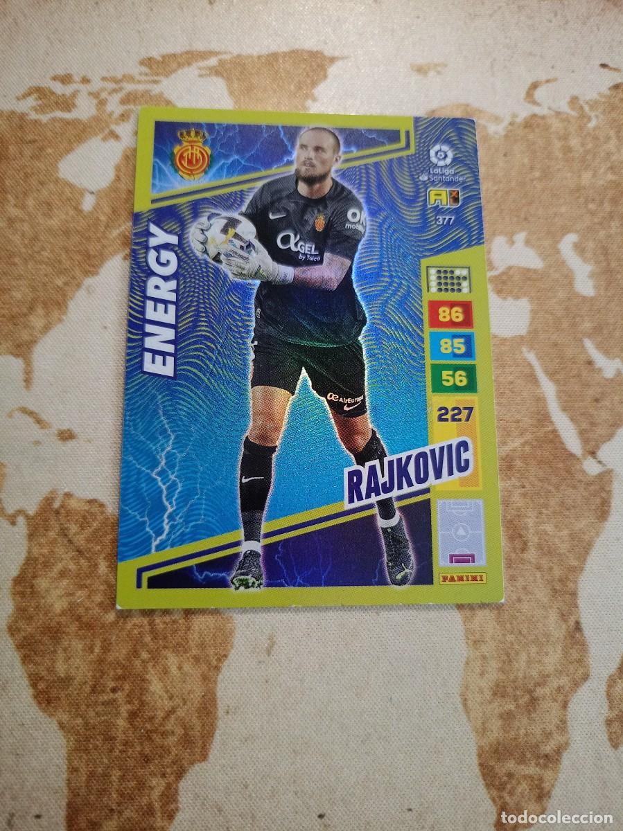 Cromos de f&uacute;tbol: # Energy 377 RAJKOVIC Adrenalyn 2022-23