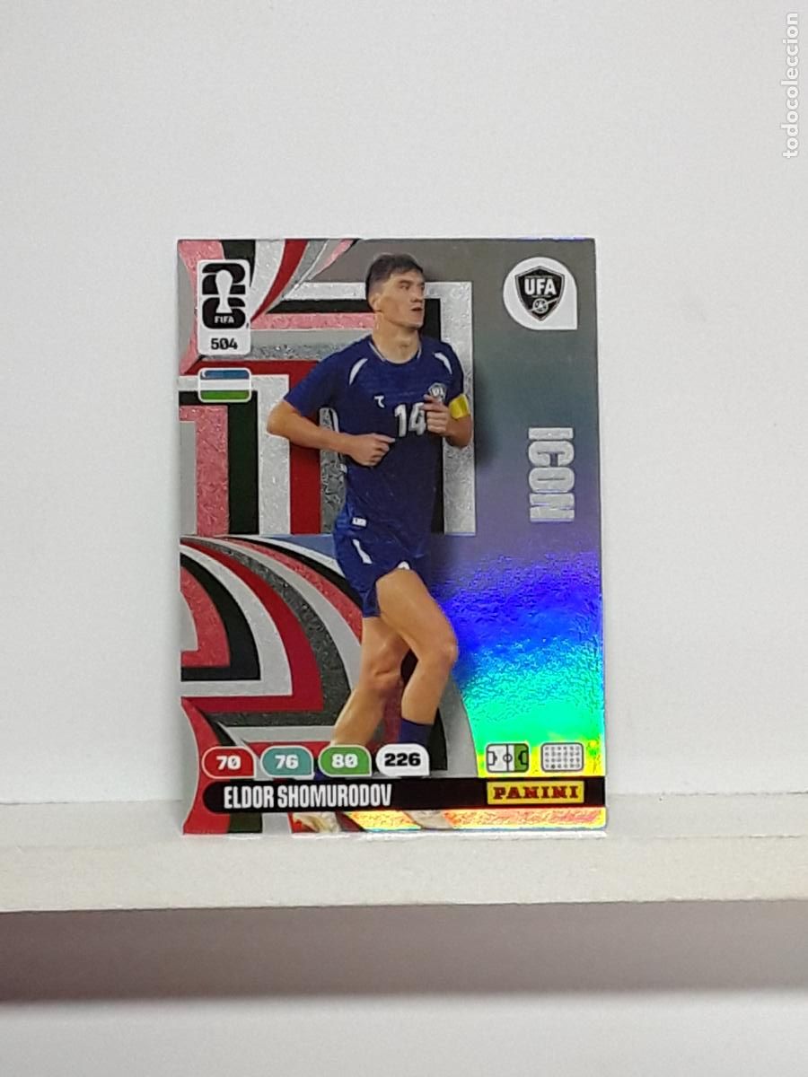 Cromos de f&uacute;tbol: ADRENALYN MUNDIAL 2026 WORLD CUP 26 ALBUM PANINI N 504 UZBEKISTAN ELDOR SHOMURODOV