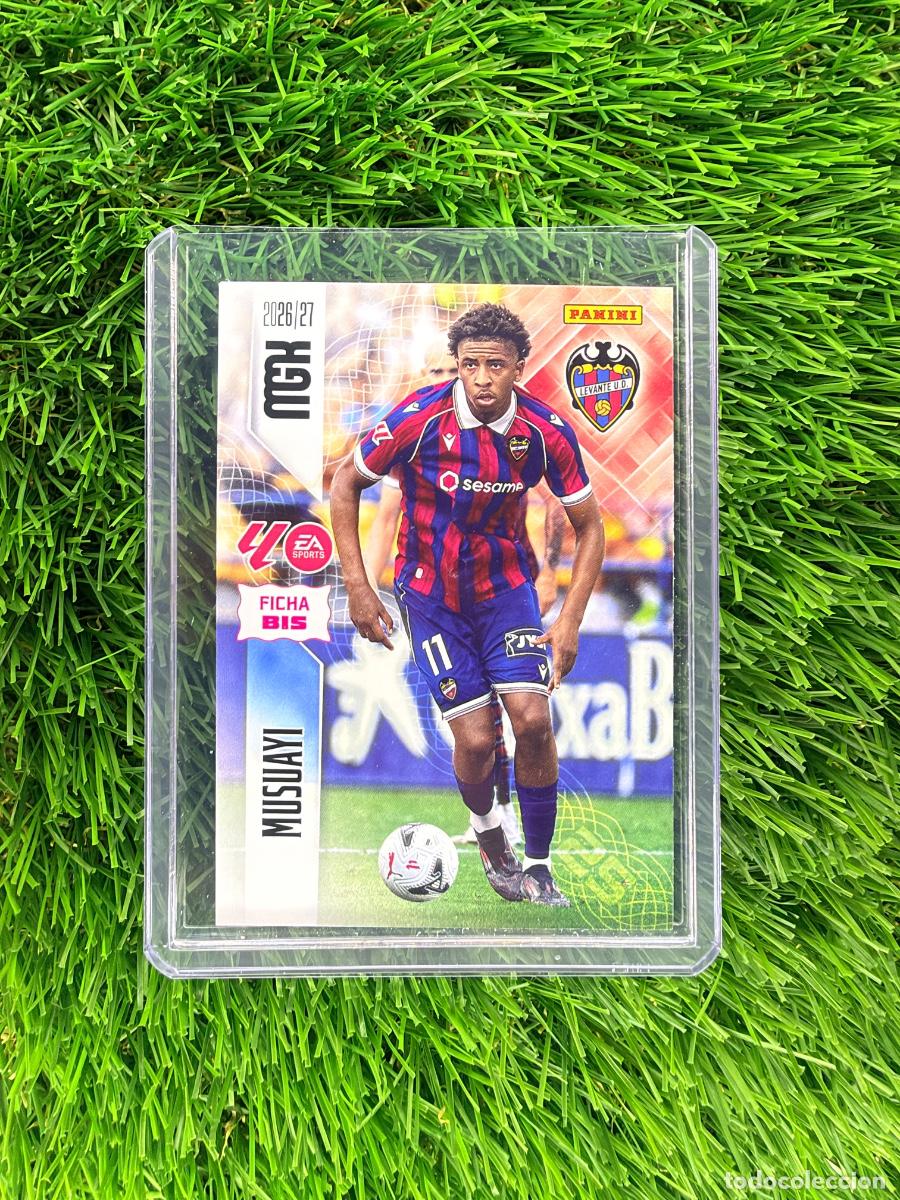 Cromos de f&uacute;tbol: N&ordm; 215BIS Musuayi Fichas Bis Levante UD Megacracks 26 27