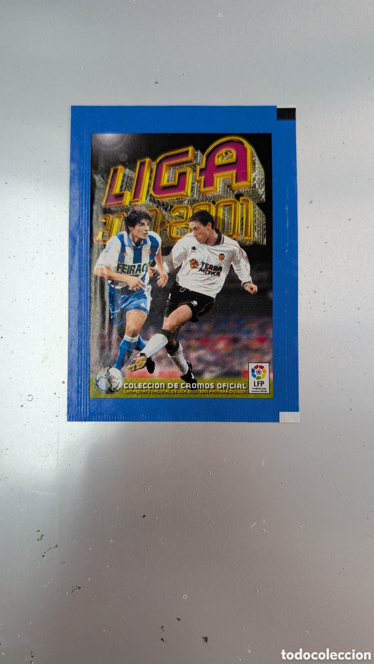 Cromos de f&uacute;tbol: SOBRE DE CROMOS VACIO LIGA ESTE 2000/01 00 01 ABIERTO Y VACIO