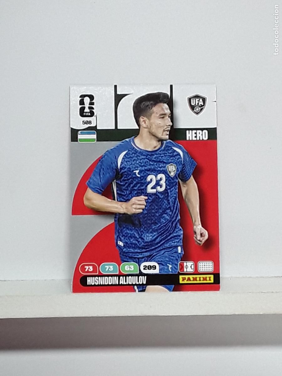 Fu&szlig;ball-Sticker: ADRENALYN MUNDIAL 2026 WORLD CUP 26 ALBUM PANINI N 508 UZBEKISTAN HUSNIDDIN ALIQULOV