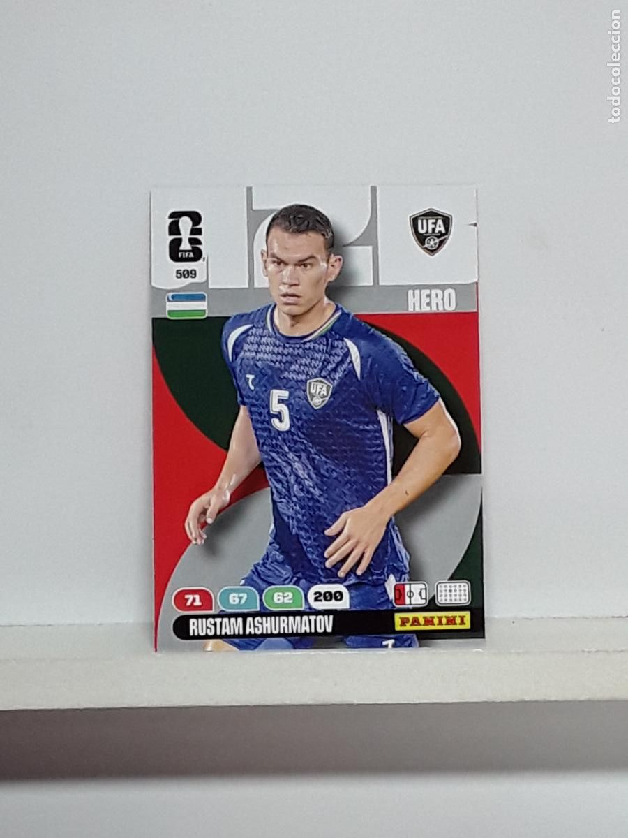 Fu&szlig;ball-Sticker: ADRENALYN MUNDIAL 2026 WORLD CUP 26 ALBUM PANINI N 509 UZBEKISTAN RUSTAM ASHURMATOV