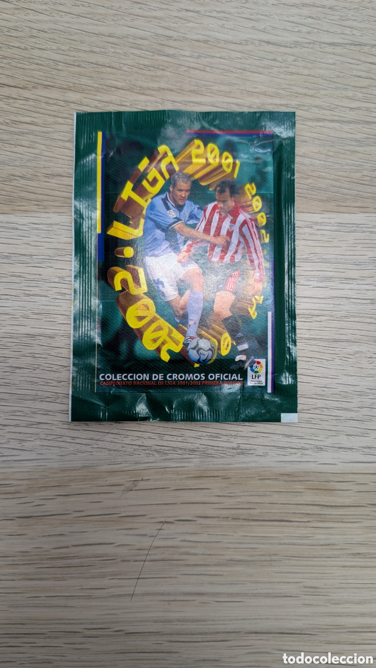 Fu&szlig;ball-Sticker: SOBRE SIN ABRIR LIGA ESTE 2001/02 01 02 NUNCA ABIERTO BUEN ESTADO
