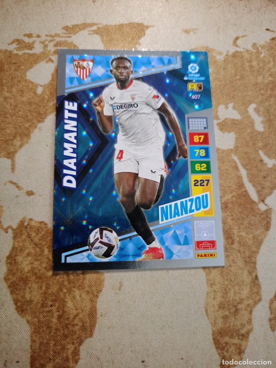 Cromos de f&uacute;tbol: # Diamante 407 NIANZOU Adrenalyn 2022-23