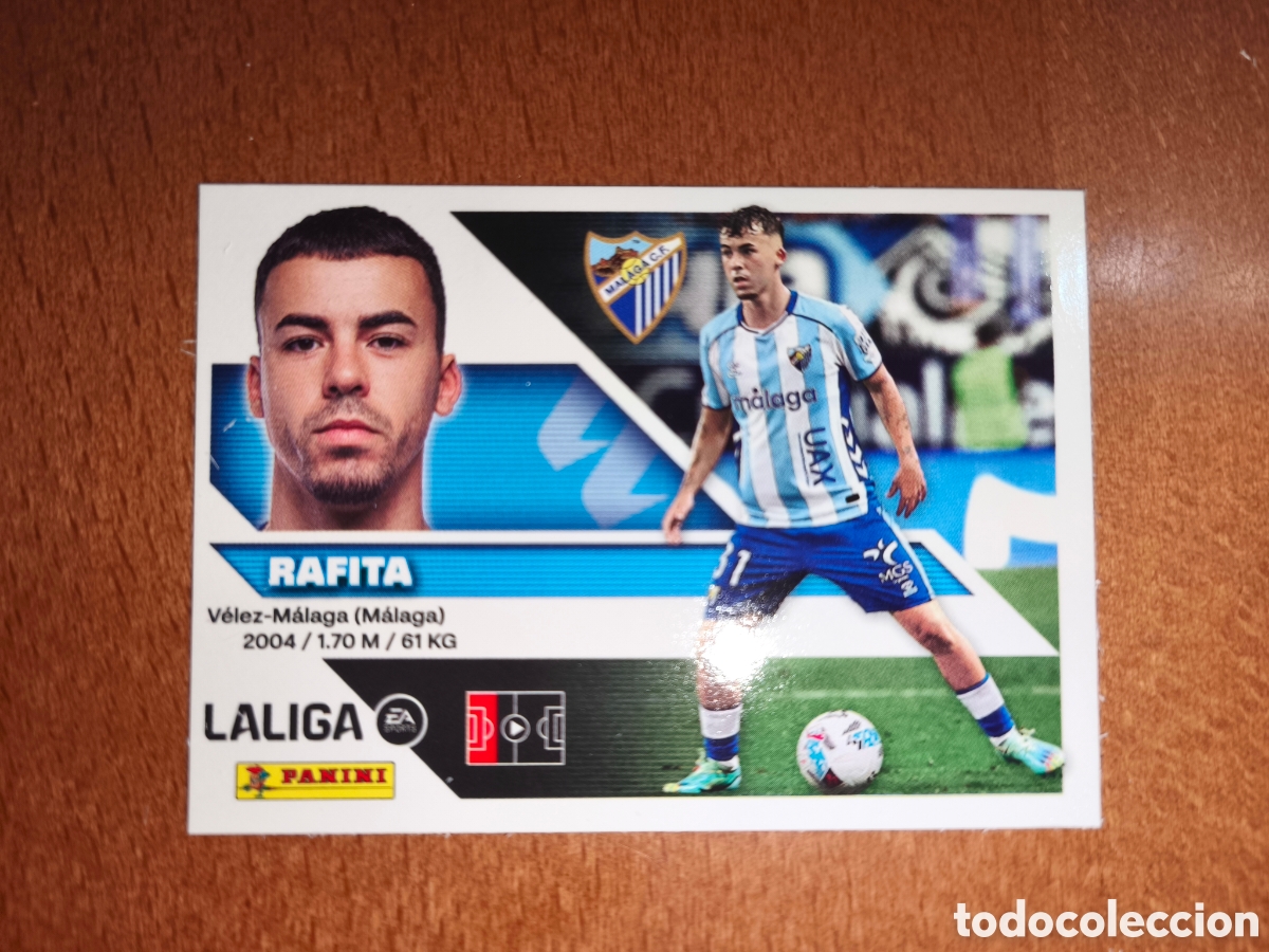 Cromos de f&uacute;tbol: Rafita n&deg;9 liga este 26/27 M&aacute;laga