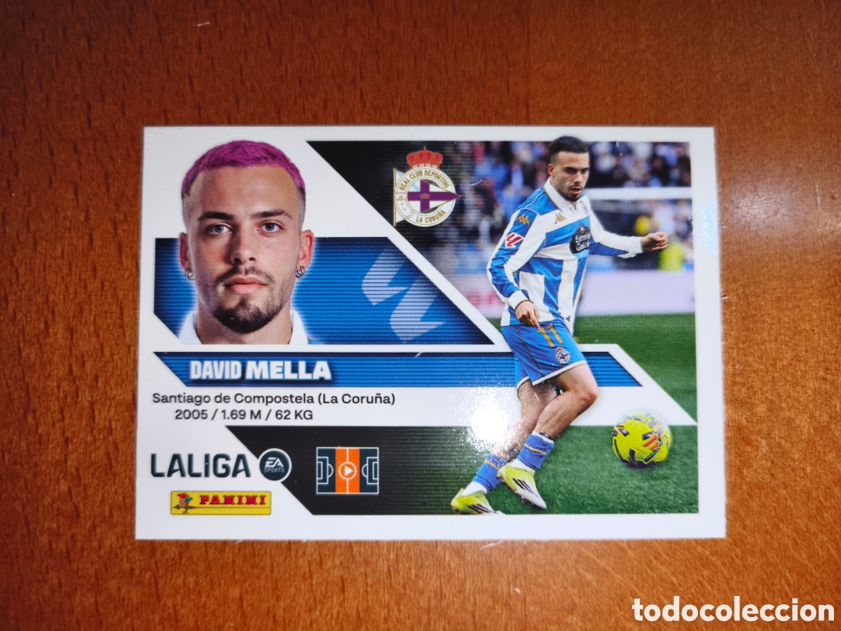 Cromos de f&uacute;tbol: Mella n&deg;16 liga este 26/27 Deportivo