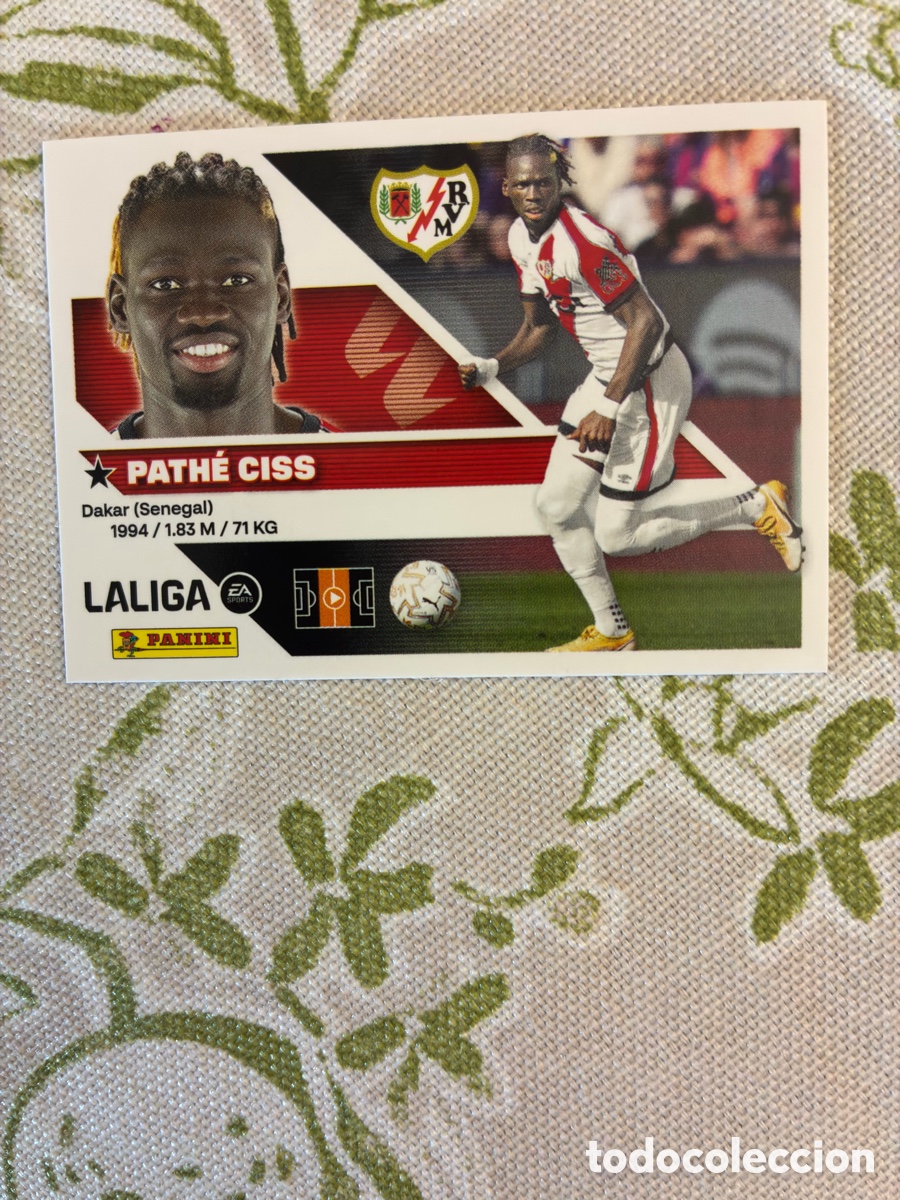 Cromos de f&uacute;tbol: Cromo N&ordm; 12 Path&eacute; Ciss - Rayo Vallecano - Colecci&oacute;n Este Panini Liga EA Sports 2026-27 - Impecable