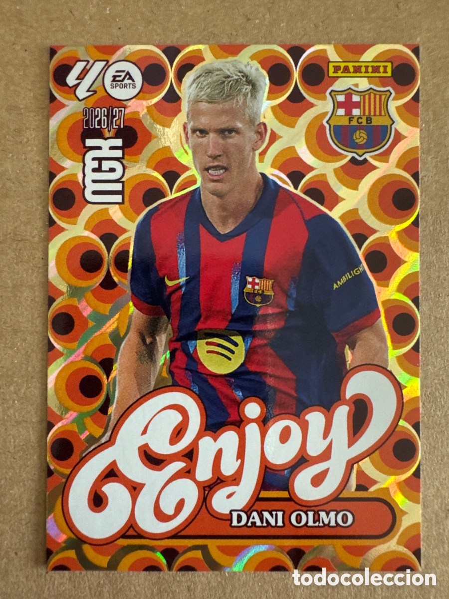 Cromos de f&uacute;tbol: # 381 Dani Olmo FC Barcelona Enjoy Megacracks 26 27 2026 2027