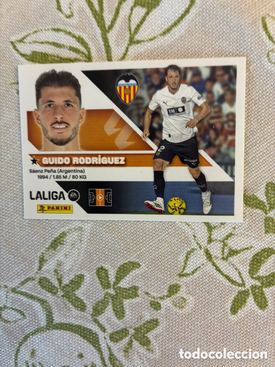 Cromos de f&uacute;tbol: Cromo N&ordm; 12 Guido Rodr&iacute;guez - Valencia CF - Colecci&oacute;n Este Panini Liga EA Sports 2026-27 - Impecable