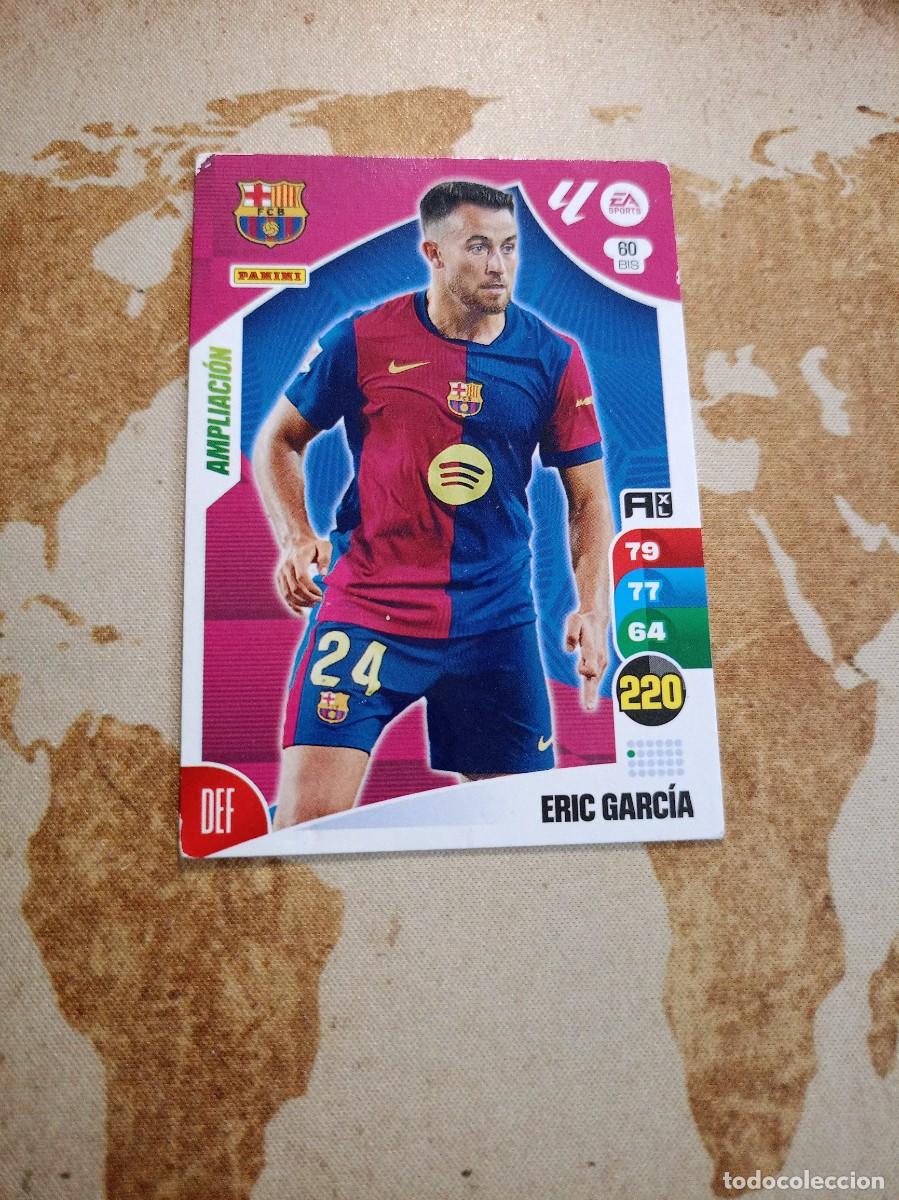 Cromos de f&uacute;tbol: # Barcelona 60 bis ERIC GARC&Iacute;A Adrenalyn 2024-25
