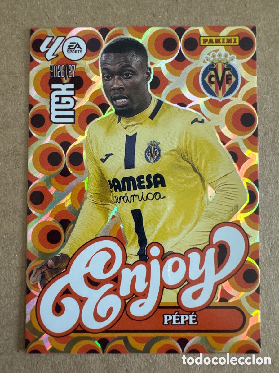 Cromos de f&uacute;tbol: # 386 Pepe Villarreal Enjoy Megacracks 26 27 2026 2027