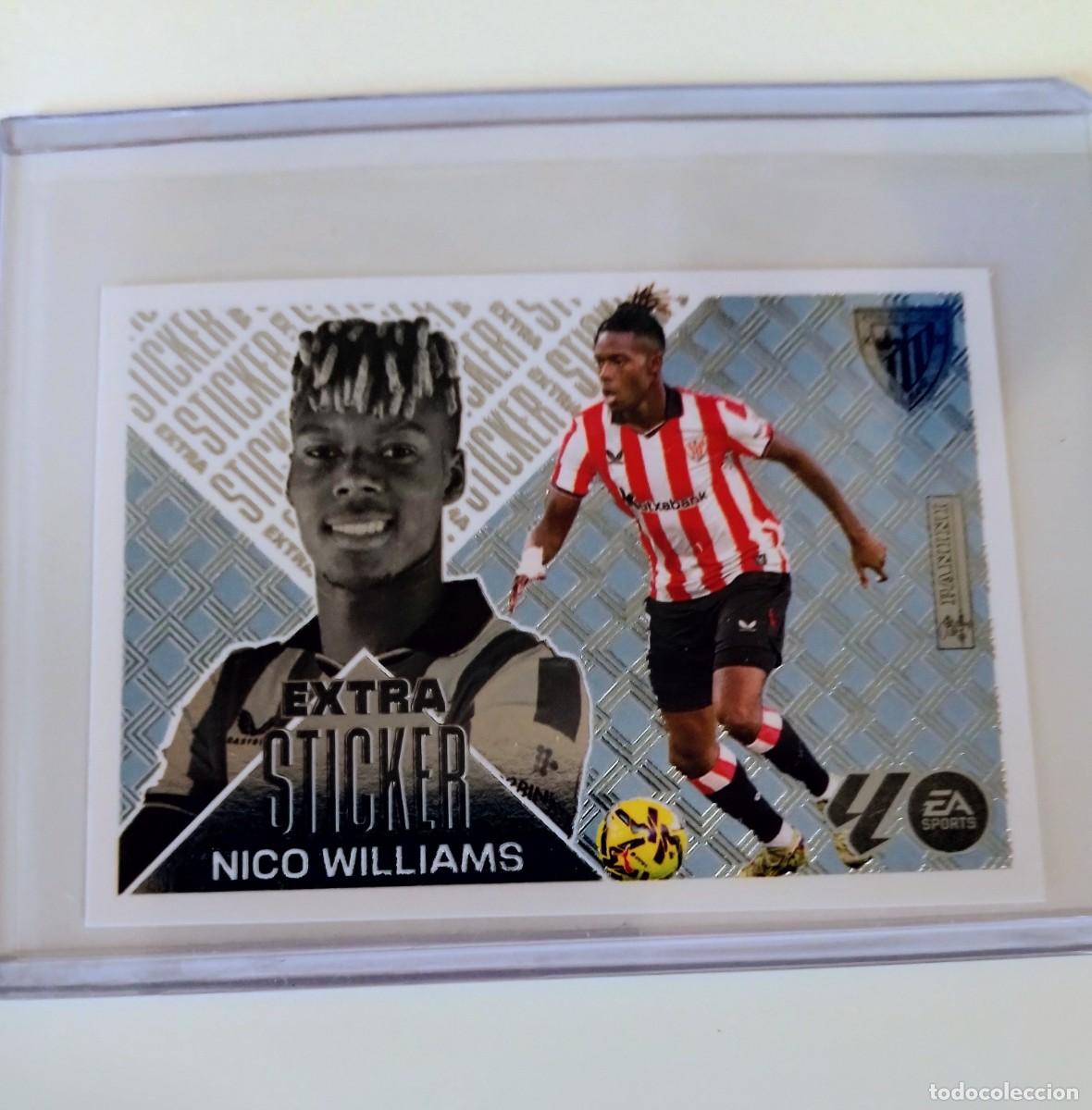 Football Stickers: LIGA ESTE 2026/2027 NICO WILLIAMS ( EXTRA STICKER PLATA )- DE SOBRE