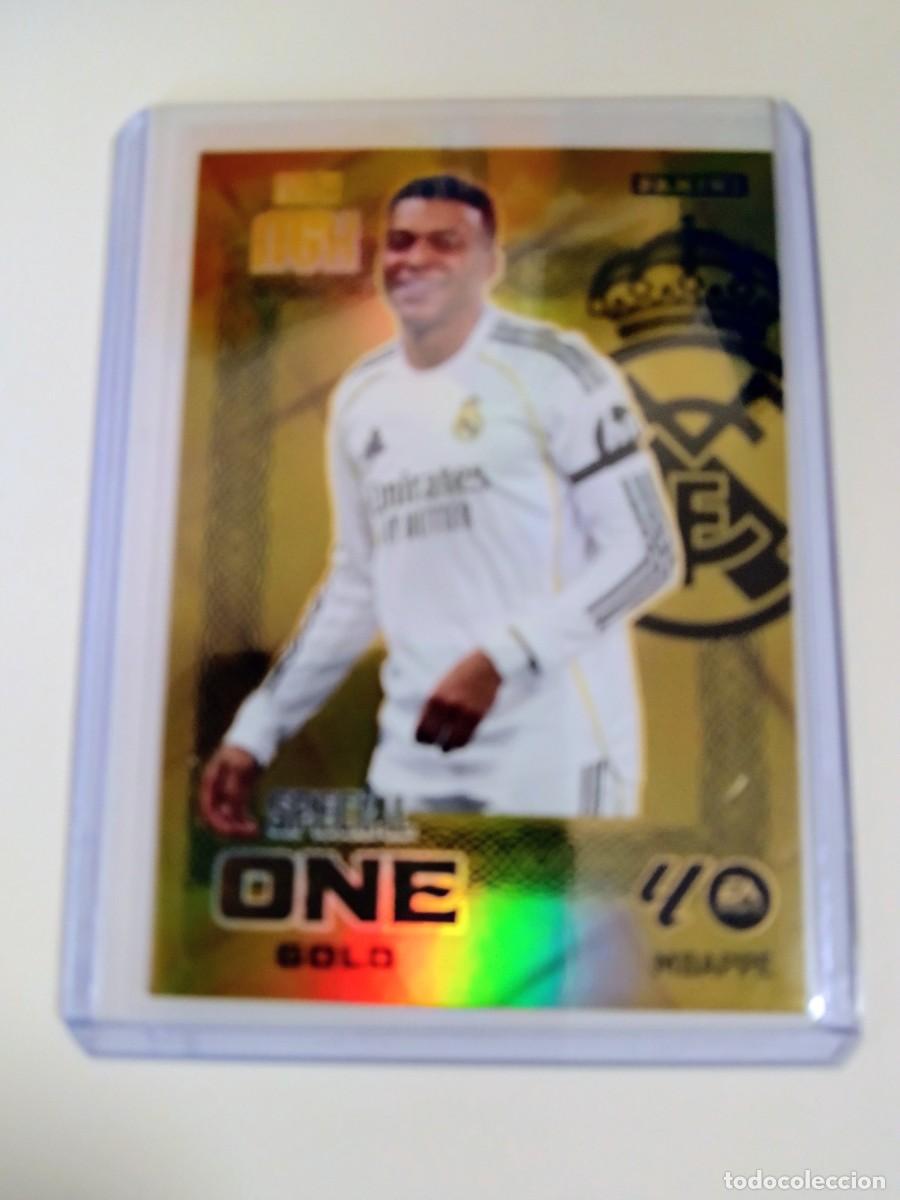 Football Stickers: MEGACRACKS 2026/2027 MBAPPE ( SPECIAL ONE GOLD - DE SOBRE