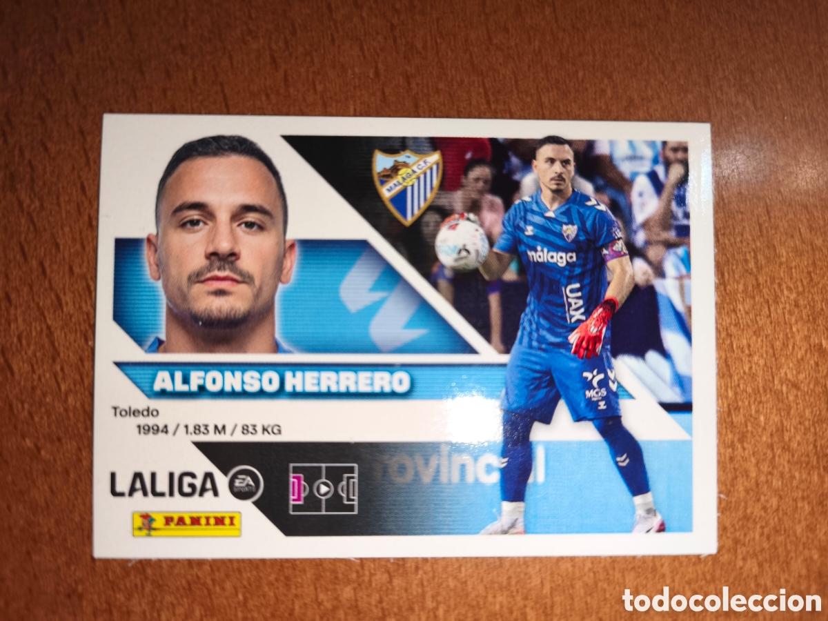 Cromos de f&uacute;tbol: Alfonso Herrero n&deg;3 liga este 26/27 M&aacute;laga