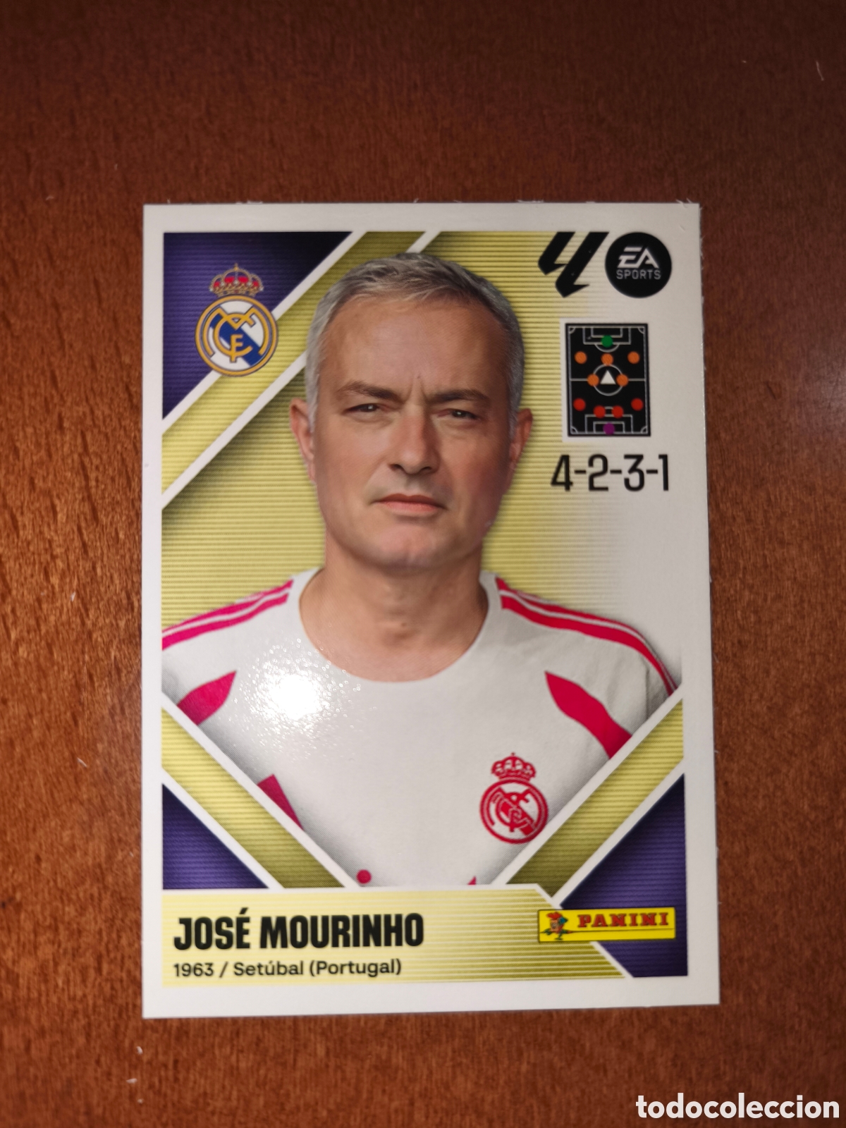 Cromos de f&uacute;tbol: Jos&eacute; Mourinho n&deg;2 liga este 26/27 Real Madrid