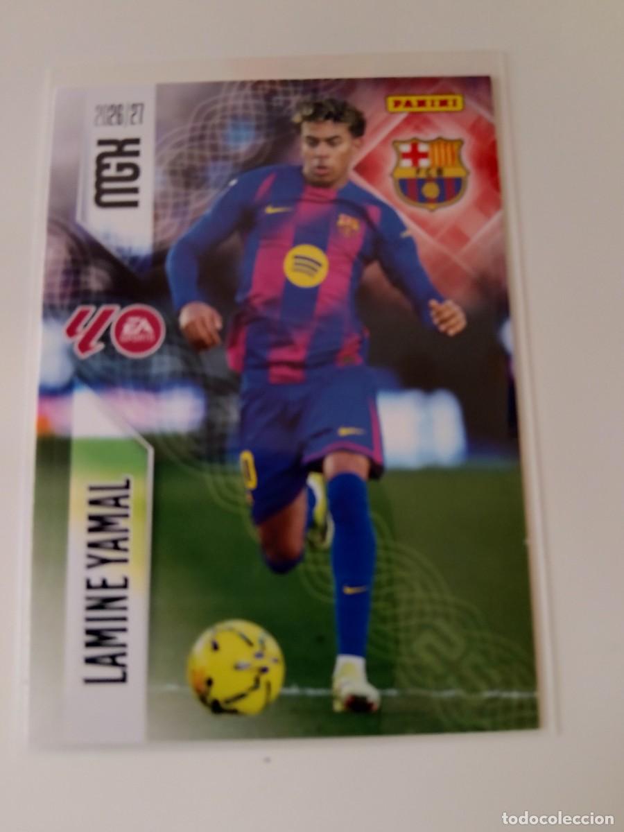 Cromos de f&uacute;tbol: MEGACRACKS 2026/2027 LAMINE YAMAL ( N&Uacute;M 89 ) - DE SOBRE