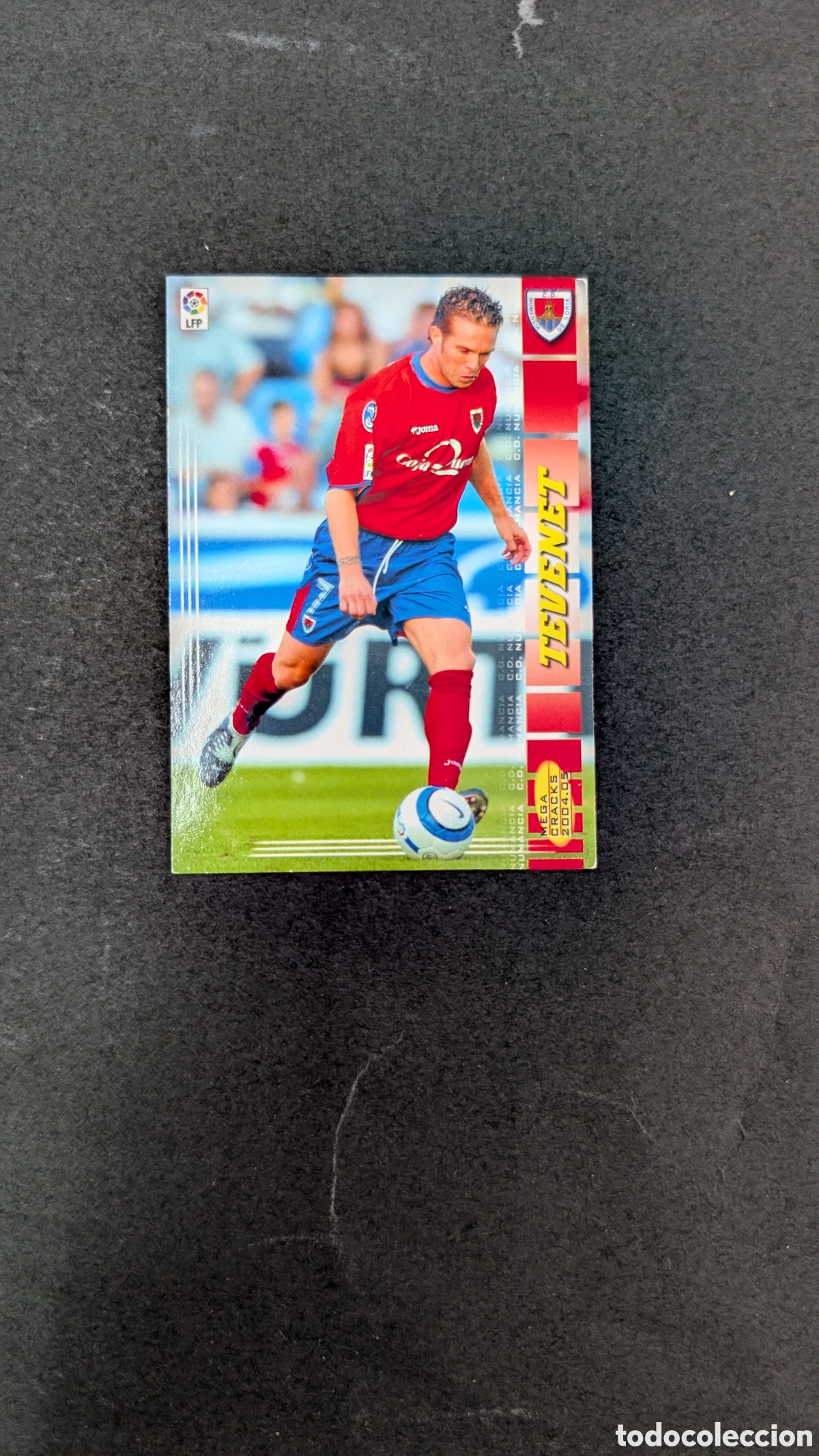 Cromos de f&uacute;tbol: TEVENET NUMANCIA 233 ERROR MEGACRACKS LIGA 2004/05 04 05 PANINI
