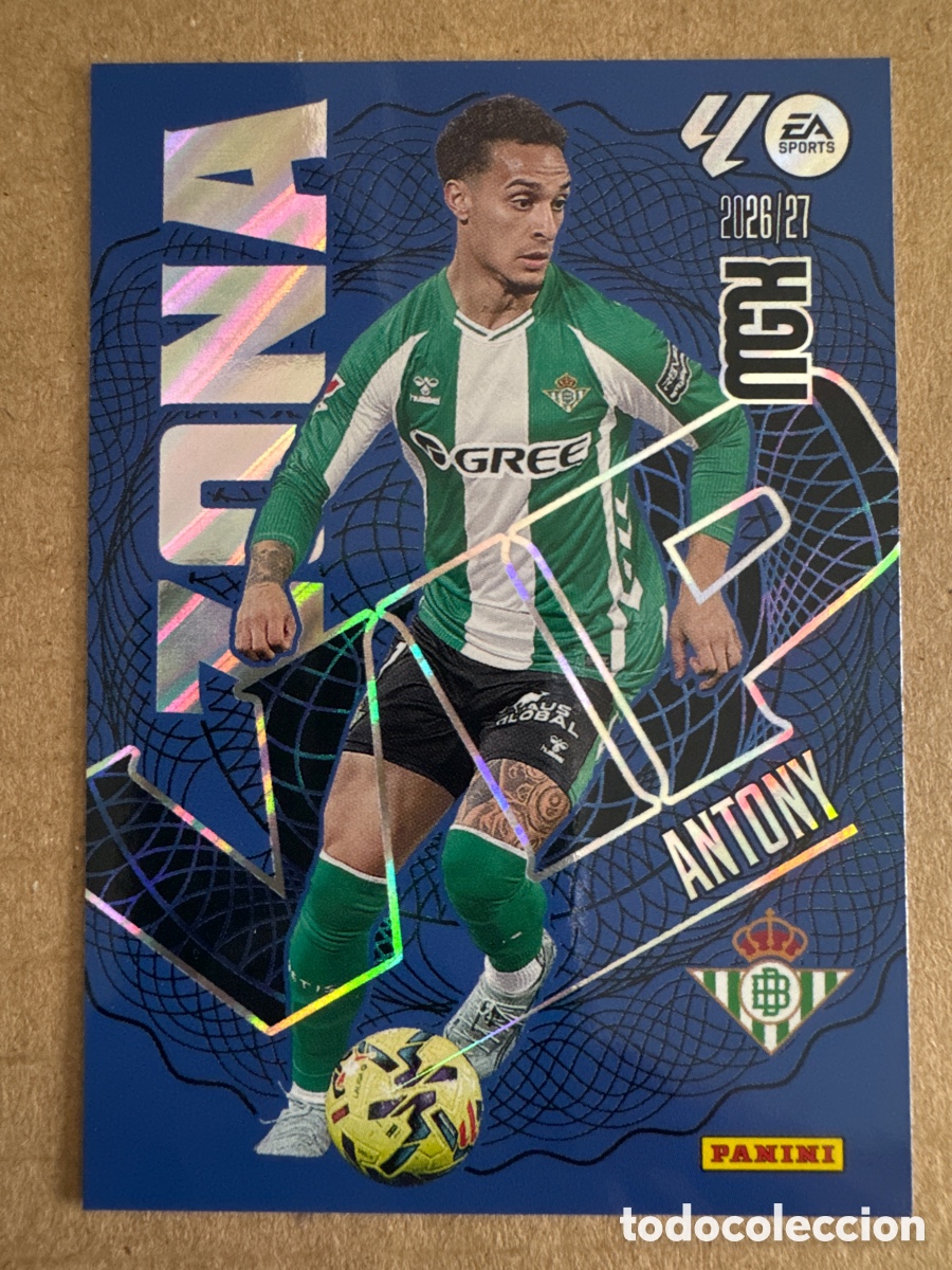 Cromos de f&uacute;tbol: # 388 Antony Real Betis Zona VIP Megacracks 26 27 2026 2027