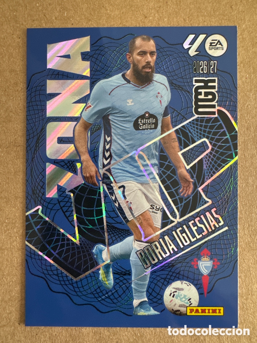 Cromos de f&uacute;tbol: # 389 Borja Iglesias Celta de Vigo Zona VIP Megacracks 26 27 2026 2027