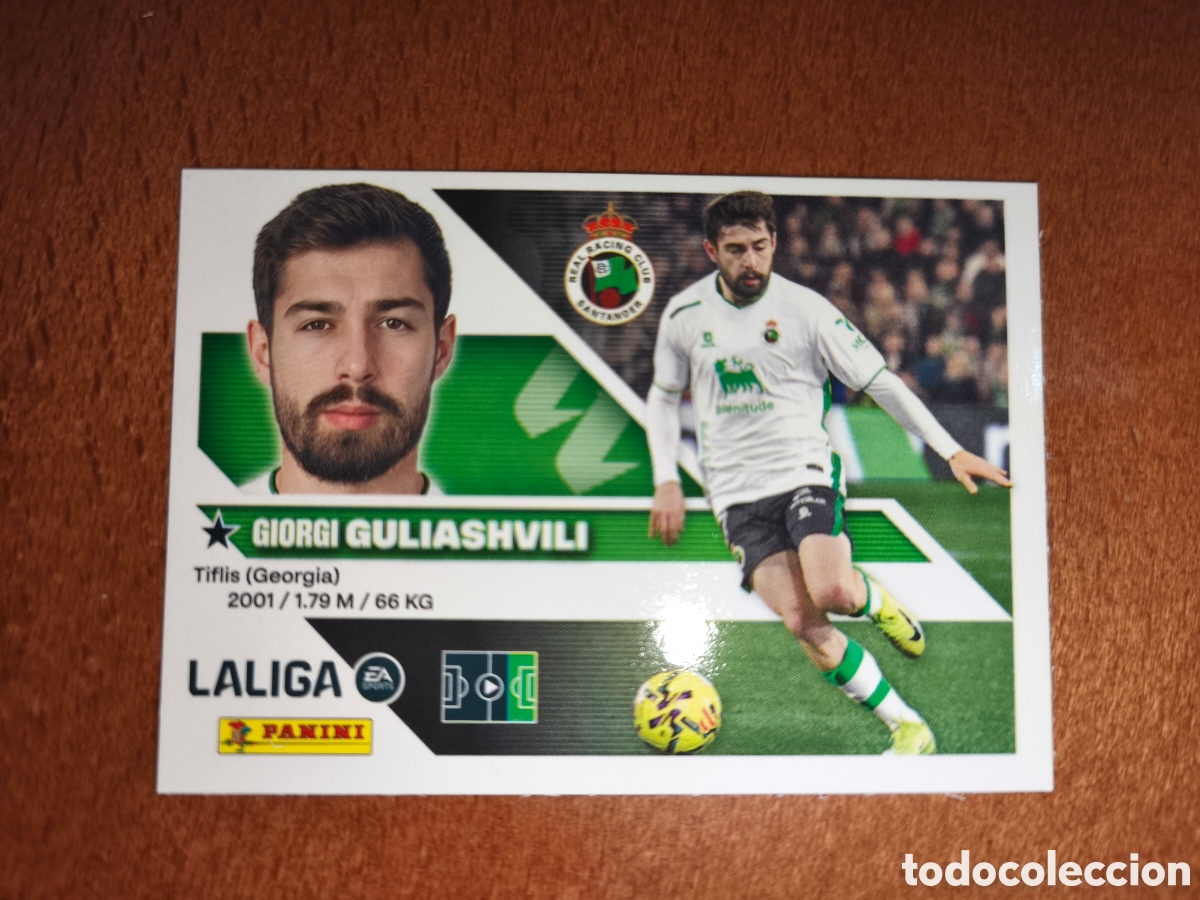 Cromos de f&uacute;tbol: Guliashvili n&deg;17 liga este 26/27 Racing