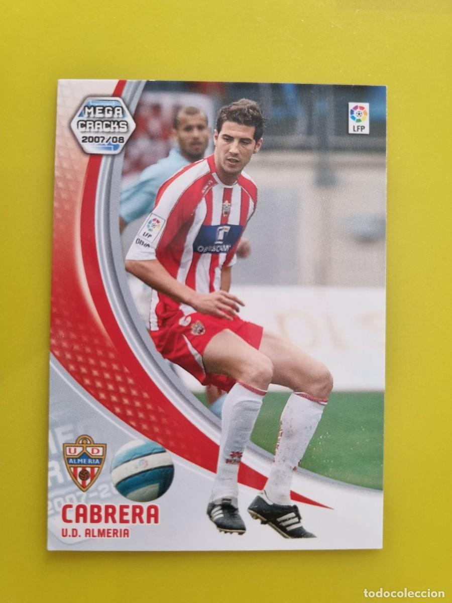 Cromos de f&uacute;tbol: CROMO FUTBOL MEGACRACKS 10 CABRERA UD ALMERIA 07 08 2007 2008 AR1026