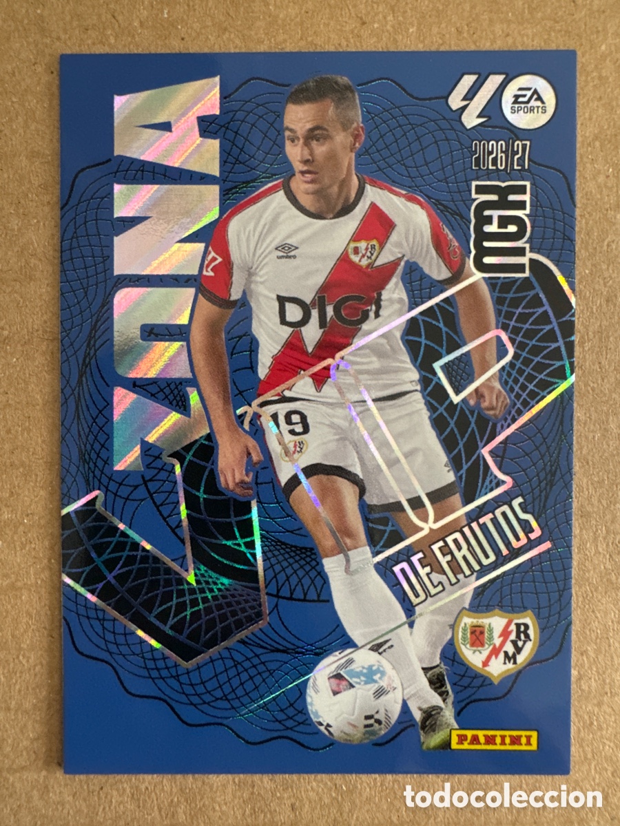 Cromos de f&uacute;tbol: # 392 De Frutos Rayo Vallecano Zona VIP Megacracks 26 27 2026 2027