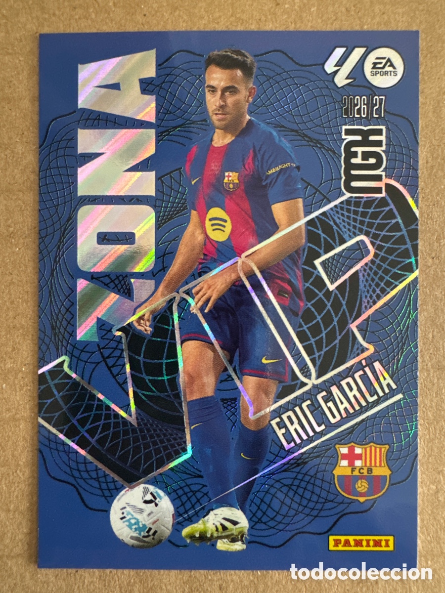 Cromos de f&uacute;tbol: # 393 Eric Garc&iacute;a FC Barcelona Zona VIP Megacracks 26 27 2026 2027