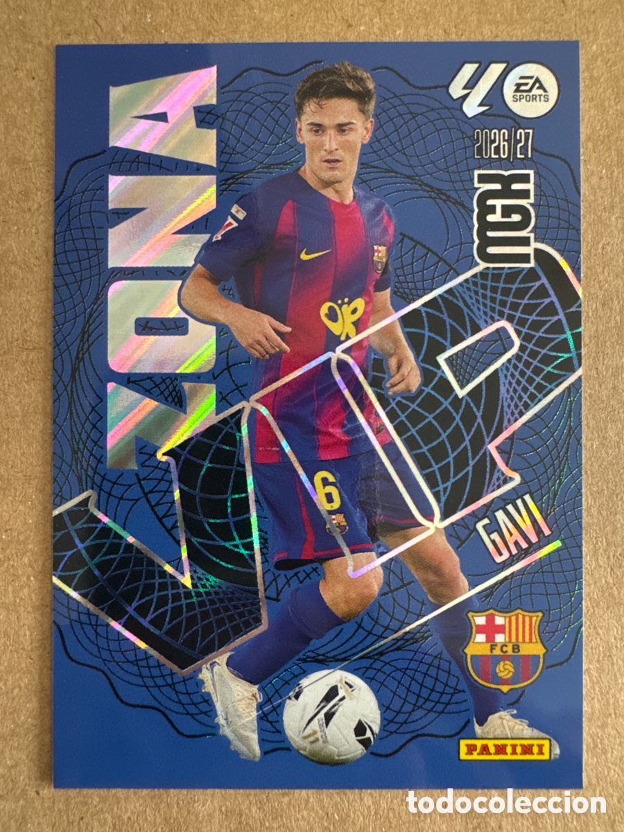Cartes &agrave; collectionner de Football: # 394 Gavi FC Barcelona Zona VIP Megacracks 26 27 2026 2027