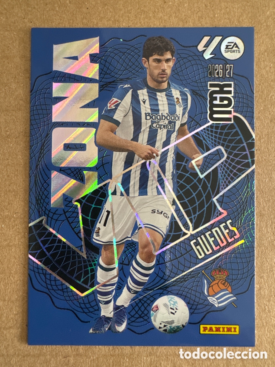 Cromos de f&uacute;tbol: # 395 Guedes Real Sociedad Zona VIP Megacracks 26 27 2026 2027