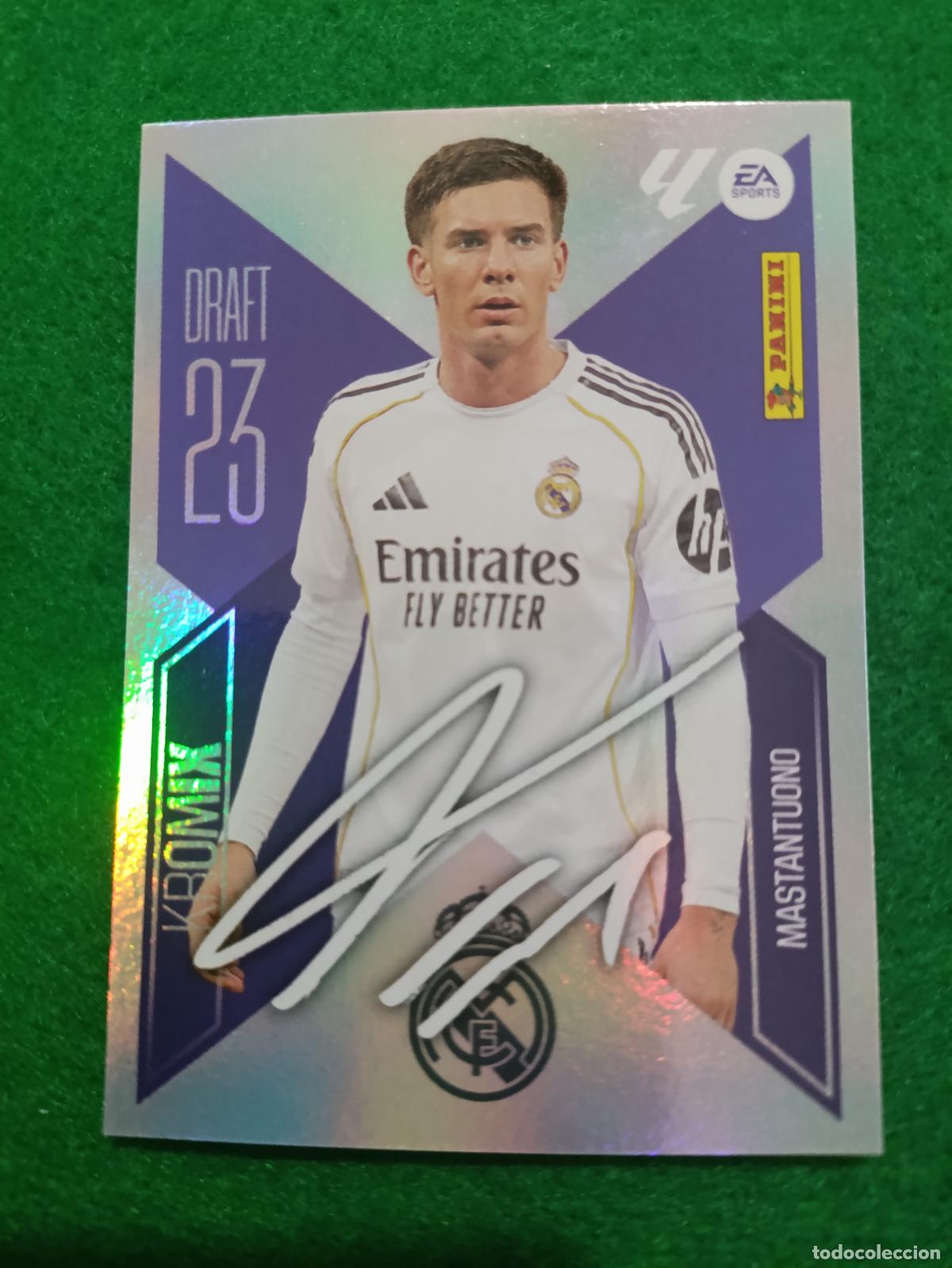 Cromos de f&uacute;tbol: LIGA ESTE 2026 2027 REAL MADRID MASTANTUONO KROMIX K&ordm;16