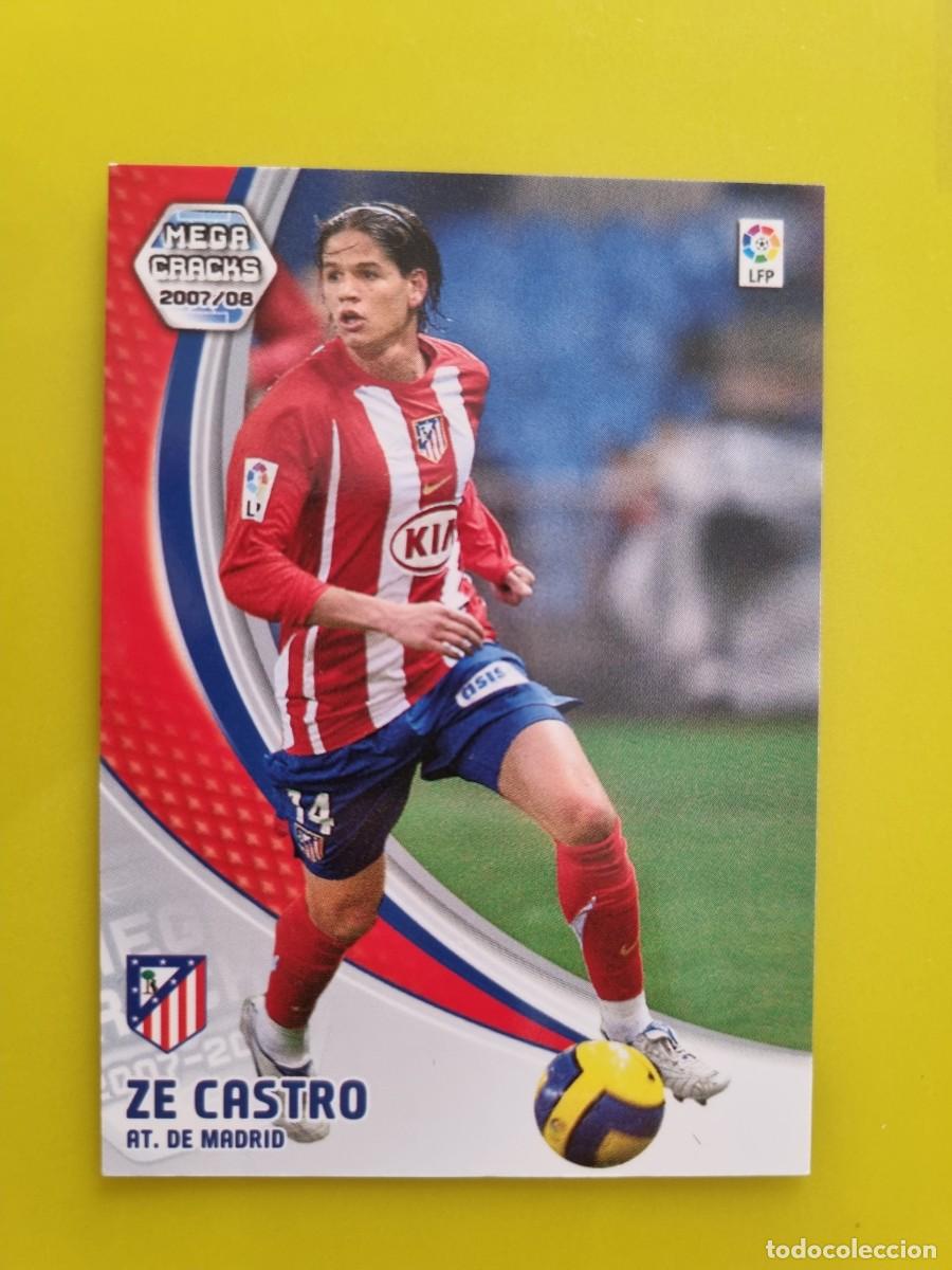 Cromos de f&uacute;tbol: CROMO FUTBOL MEGACRACKS 41 ZE CASTRO AT DE MADRID 07 08 2007 2008 AR1026