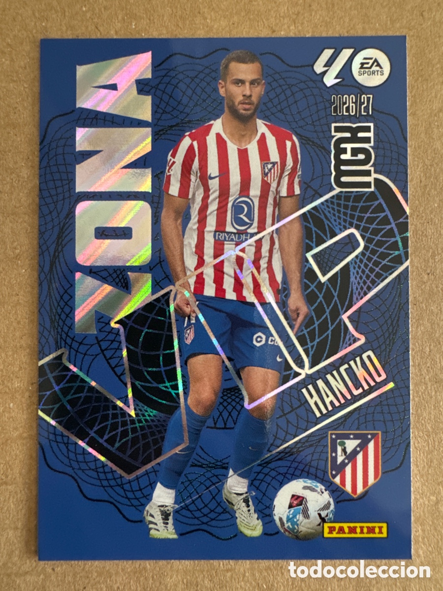 Cromos de f&uacute;tbol: # 397 Hancko Atl&eacute;tico de Madrid Zona VIP Megacracks 26 27 2026 2027