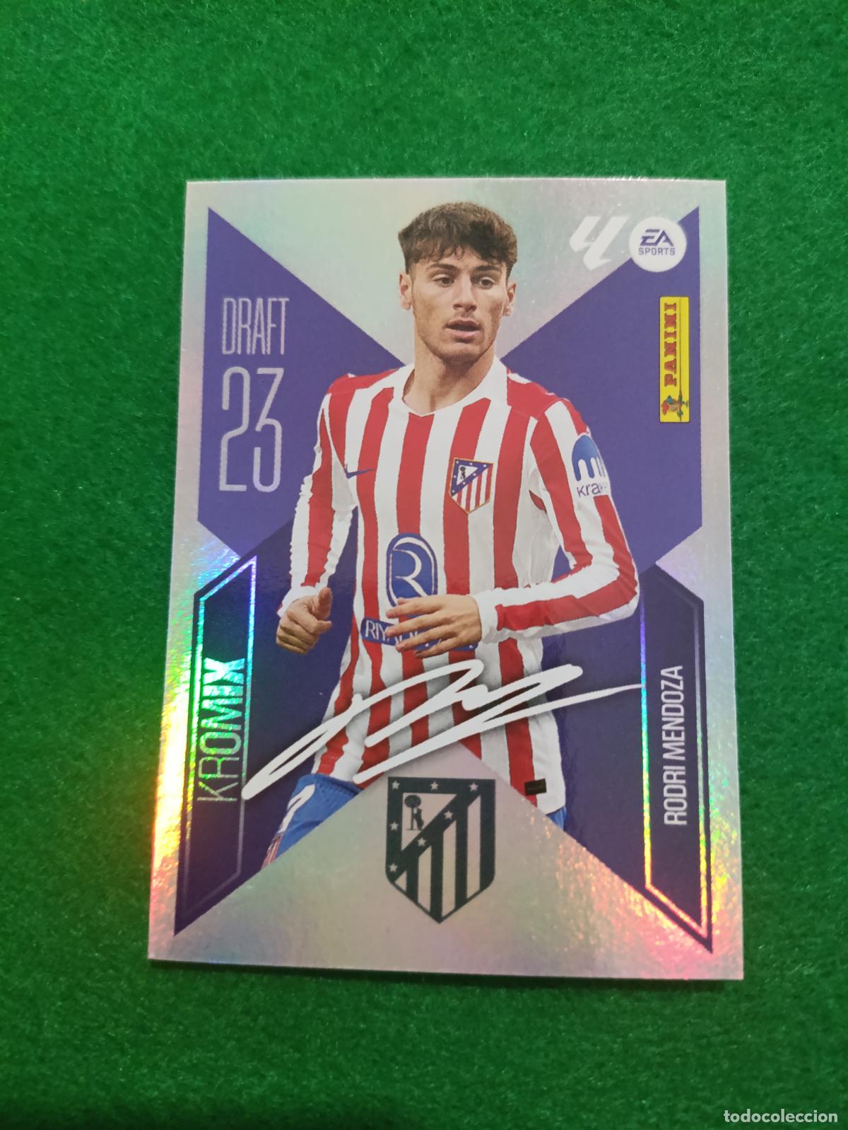 Cromos de f&uacute;tbol: LIGA ESTE 2026 2027 ATLETICO DE MADRID KROMIX K&ordm;21 RODRI MENDOZA