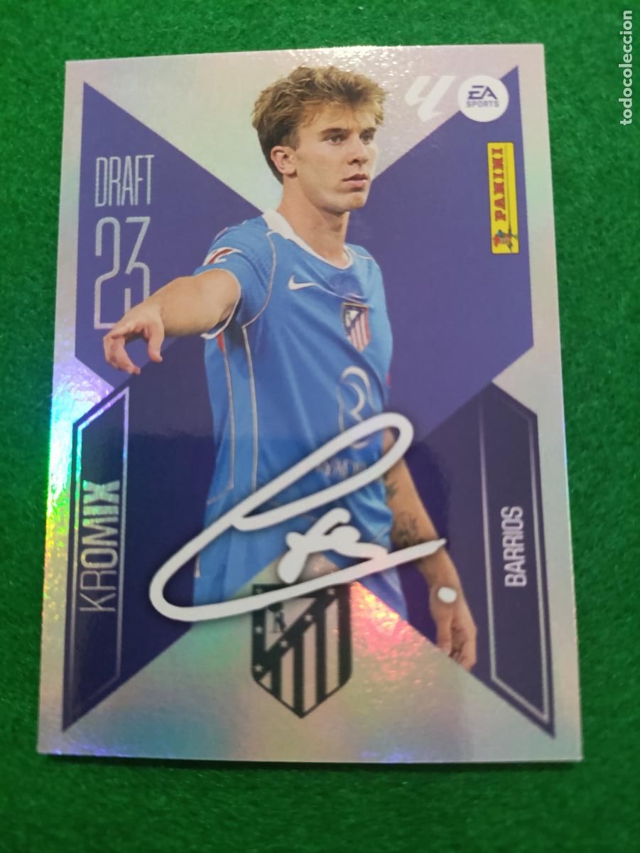 Cromos de f&uacute;tbol: LIGA ESTE 2026 2027 ATLETICO DE MADRID KROMIX K&ordm;3 BARRIOS