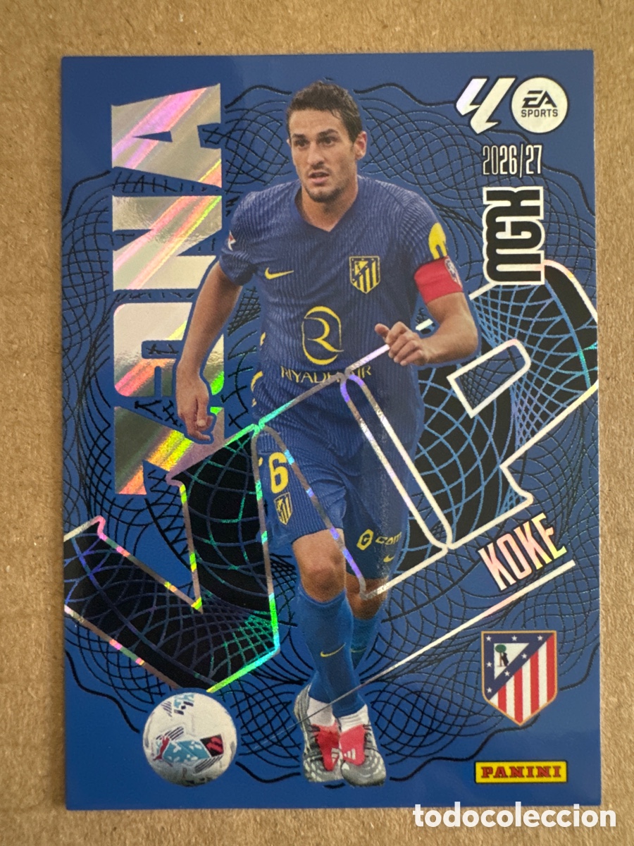 Cromos de f&uacute;tbol: # 400 Koke Atl&eacute;tico de Madrid Zona VIP Megacracks 26 27 2026 2027