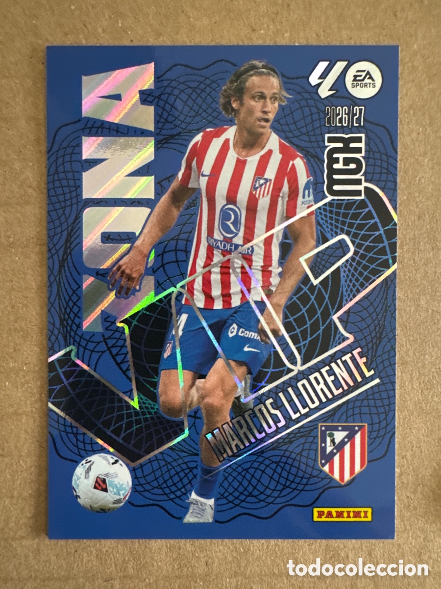 Cromos de f&uacute;tbol: # 401 Marcos Llorente Atl&eacute;tico de Madrid Zona VIP Megacracks 26 27 2026 2027