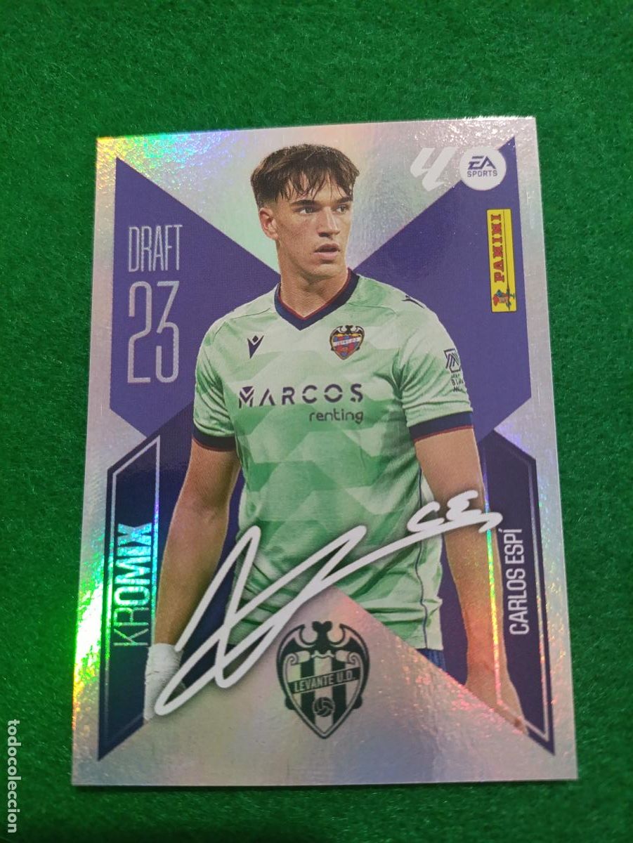 Cromos de f&uacute;tbol: LIGA ESTE 2026 2027 LEVANTE UD KROMIX K&ordm;4 CARLOS ESPI