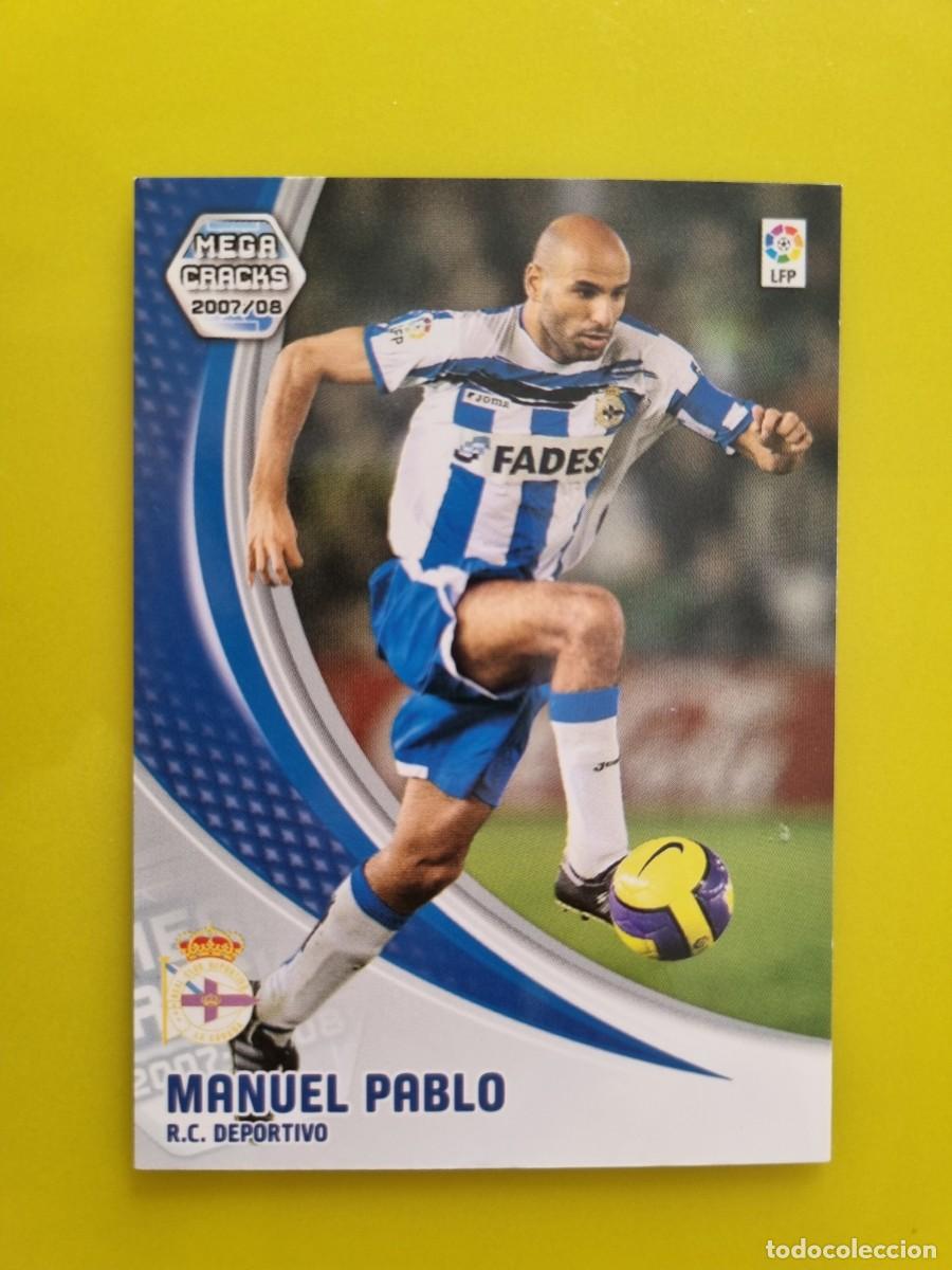 Cromos de f&uacute;tbol: CROMO FUTBOL MEGACRACKS 93 MANUEL PABLO RC DEPORTIVO 07 08 2007 2008 AR1026