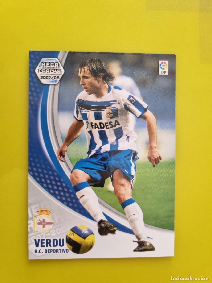 Cromos de f&uacute;tbol: CROMO FUTBOL MEGACRACKS 101 VERDU RC DEPORTIVO 07 08 2007 2008 AR1026
