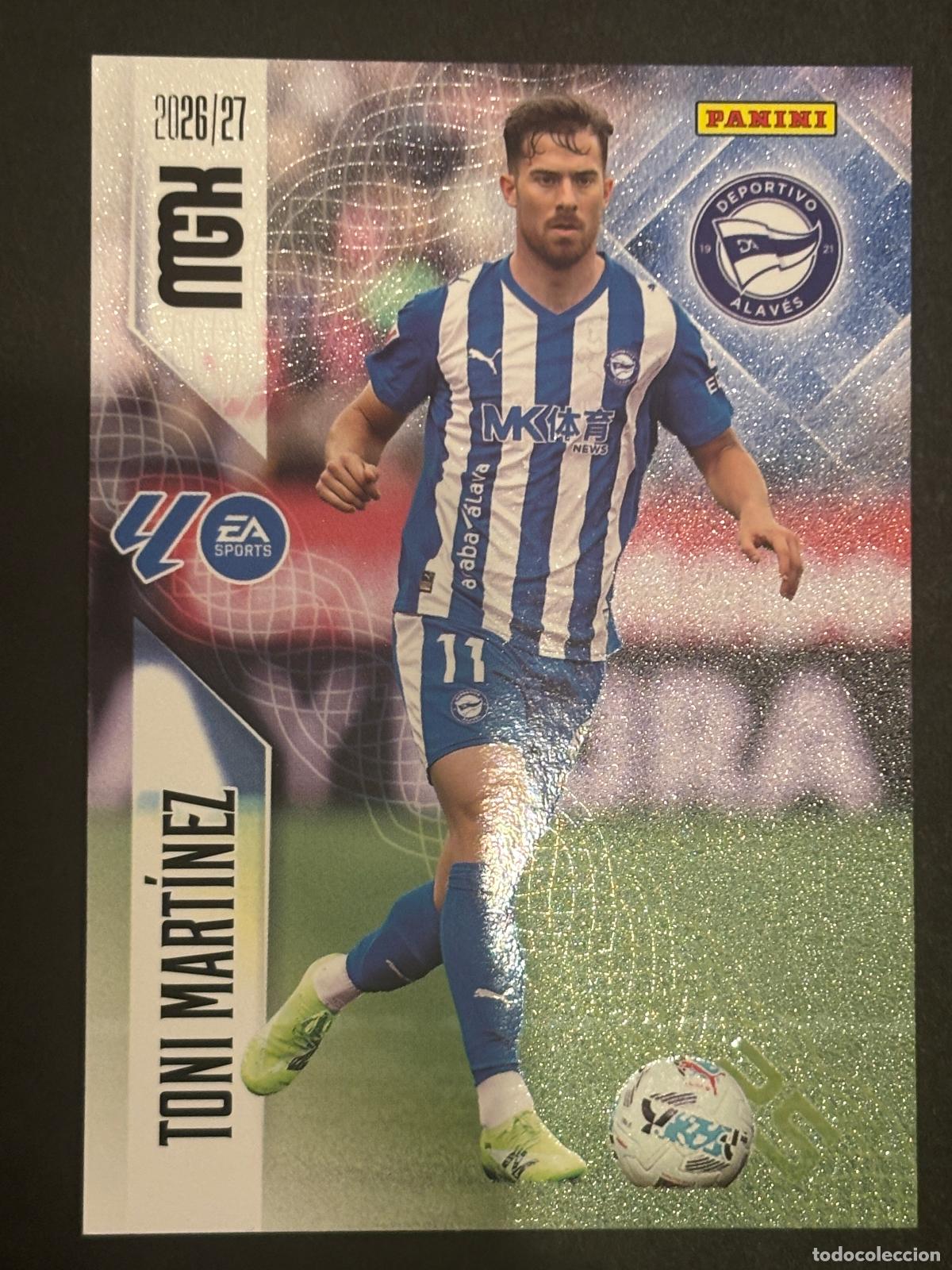 Cartes &agrave; collectionner de Football: 35 TONI MART&Iacute;NEZ ALAVES MEGACRACKS MGK 26-27 2026-2027 PANINI LIGA