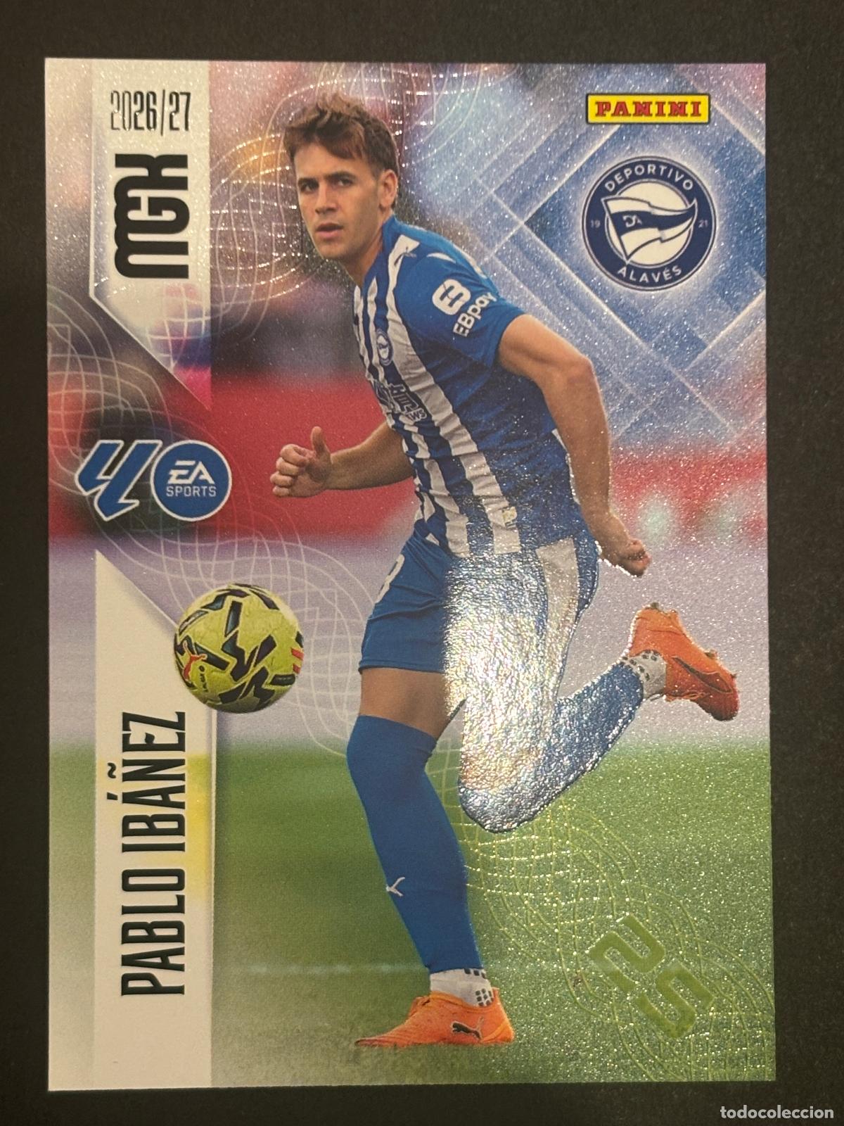 Cartes &agrave; collectionner de Football: 31 PABLO IBA&Ntilde;EZ ALAVES MEGACRACKS MGK 26-27 2026-2027 PANINI LIGA