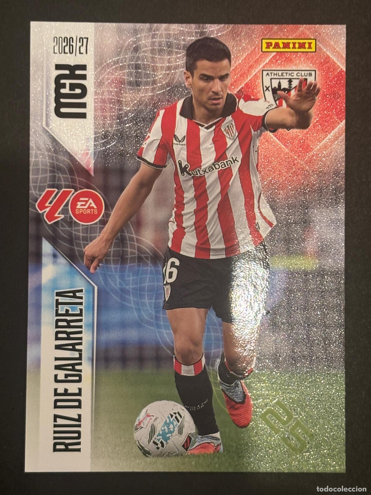 Cartes &agrave; collectionner de Football: 45 RUIZ DE GALARRETA AT BILBAO MEGACRACKS MGK 26-27 2026-2027 PANINI LIGA