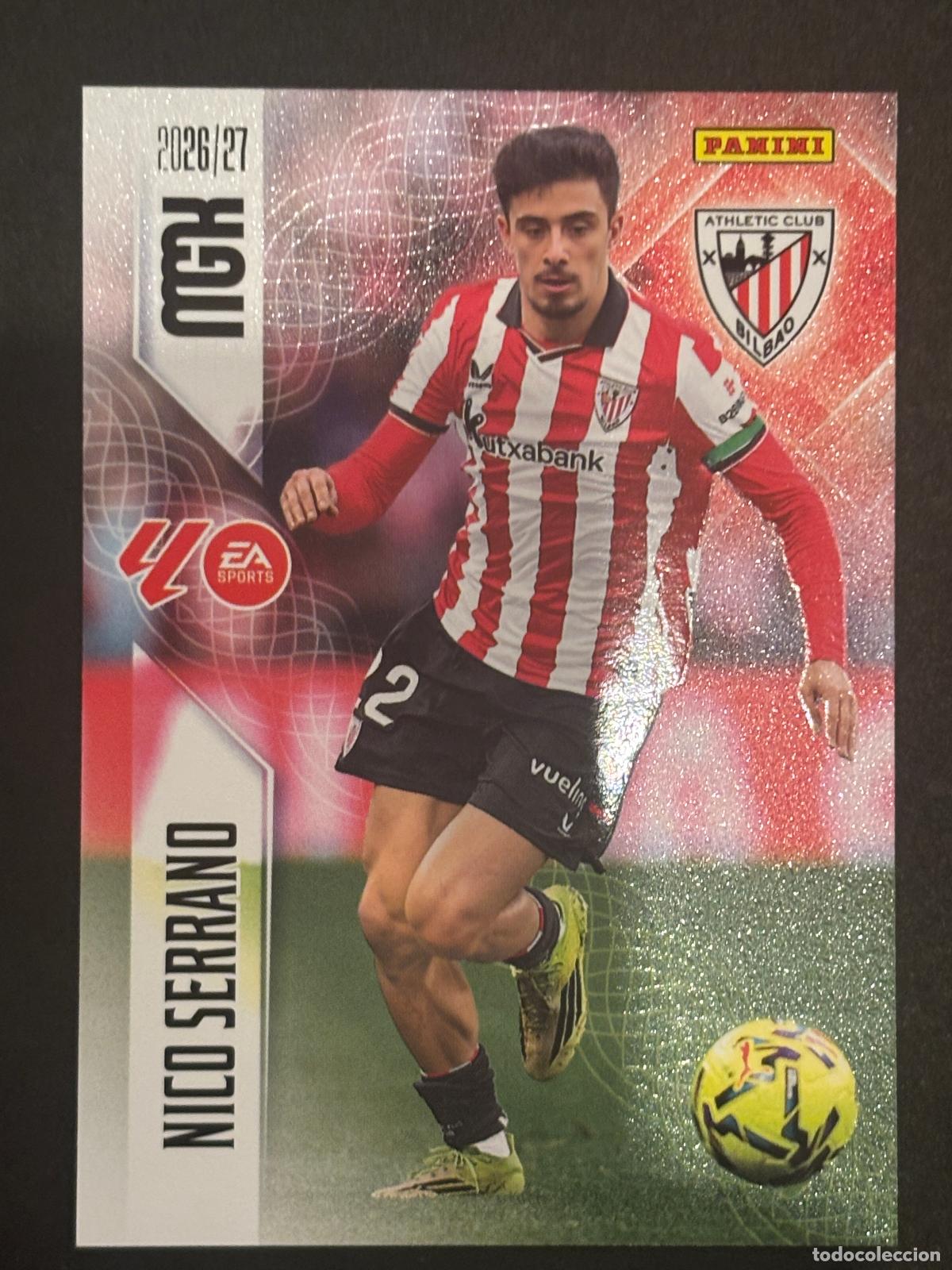 Cartes &agrave; collectionner de Football: 49 NICO SERRANO AT BILBAO MEGACRACKS MGK 26-27 2026-2027 PANINI LIGA