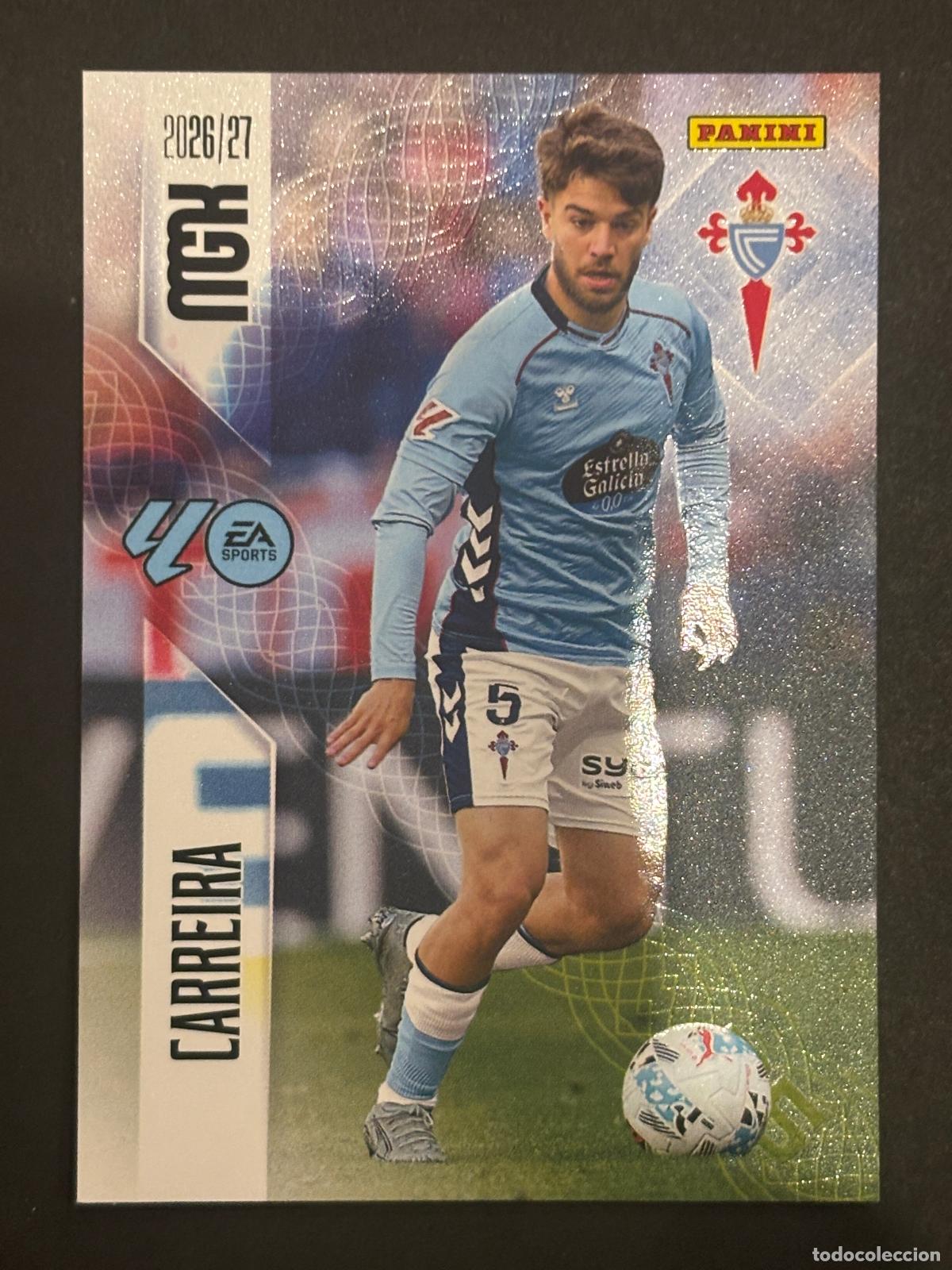 Fu&szlig;ball-Sticker: 117 CARREIRA CELTA MEGACRACKS MGK 26-27 2026-2027 PANINI LIGA