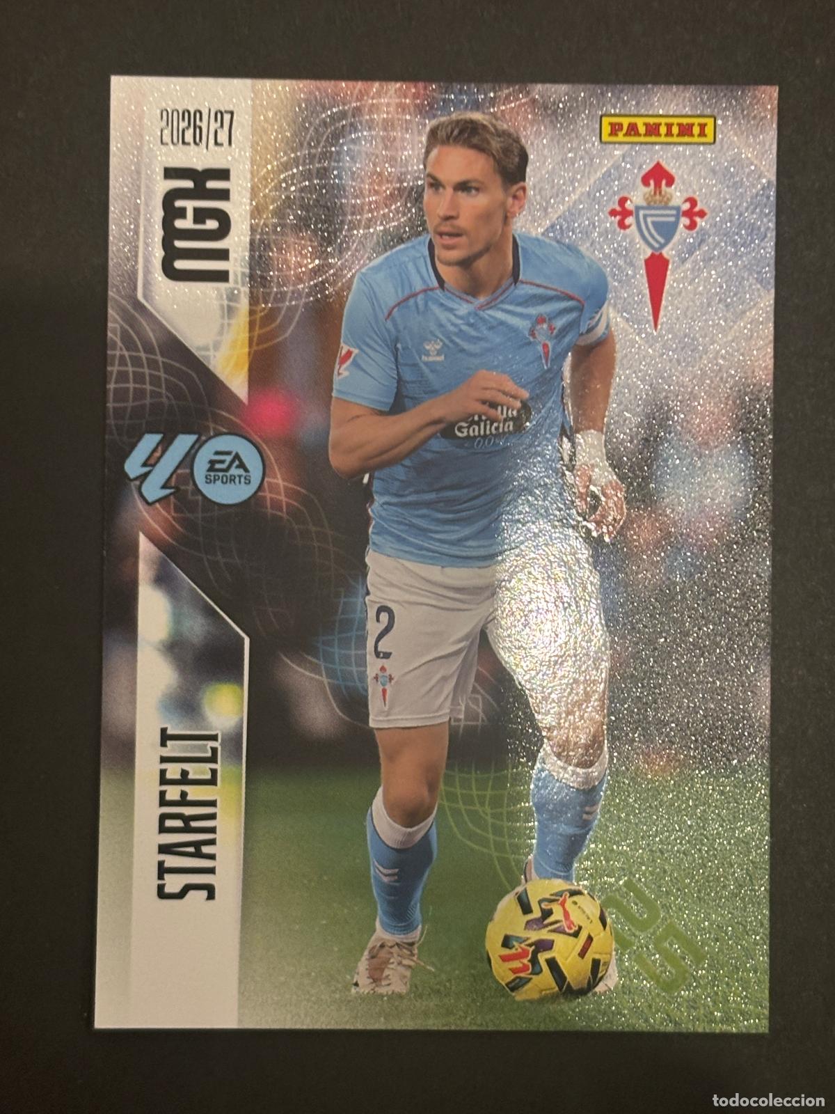 Fu&szlig;ball-Sticker: 115 STARFELT CELTA MEGACRACKS MGK 26-27 2026-2027 PANINI LIGA