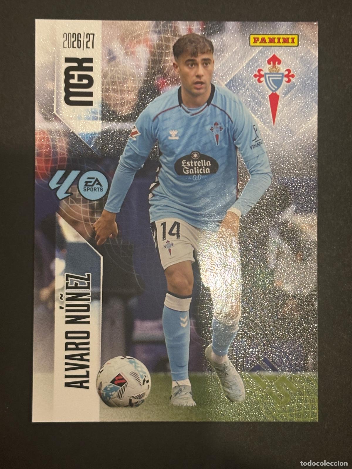 Cromos de Futebol: 113 ALVARO N&Uacute;&Ntilde;EZ CELTA MEGACRACKS MGK 26-27 2026-2027 PANINI LIGA