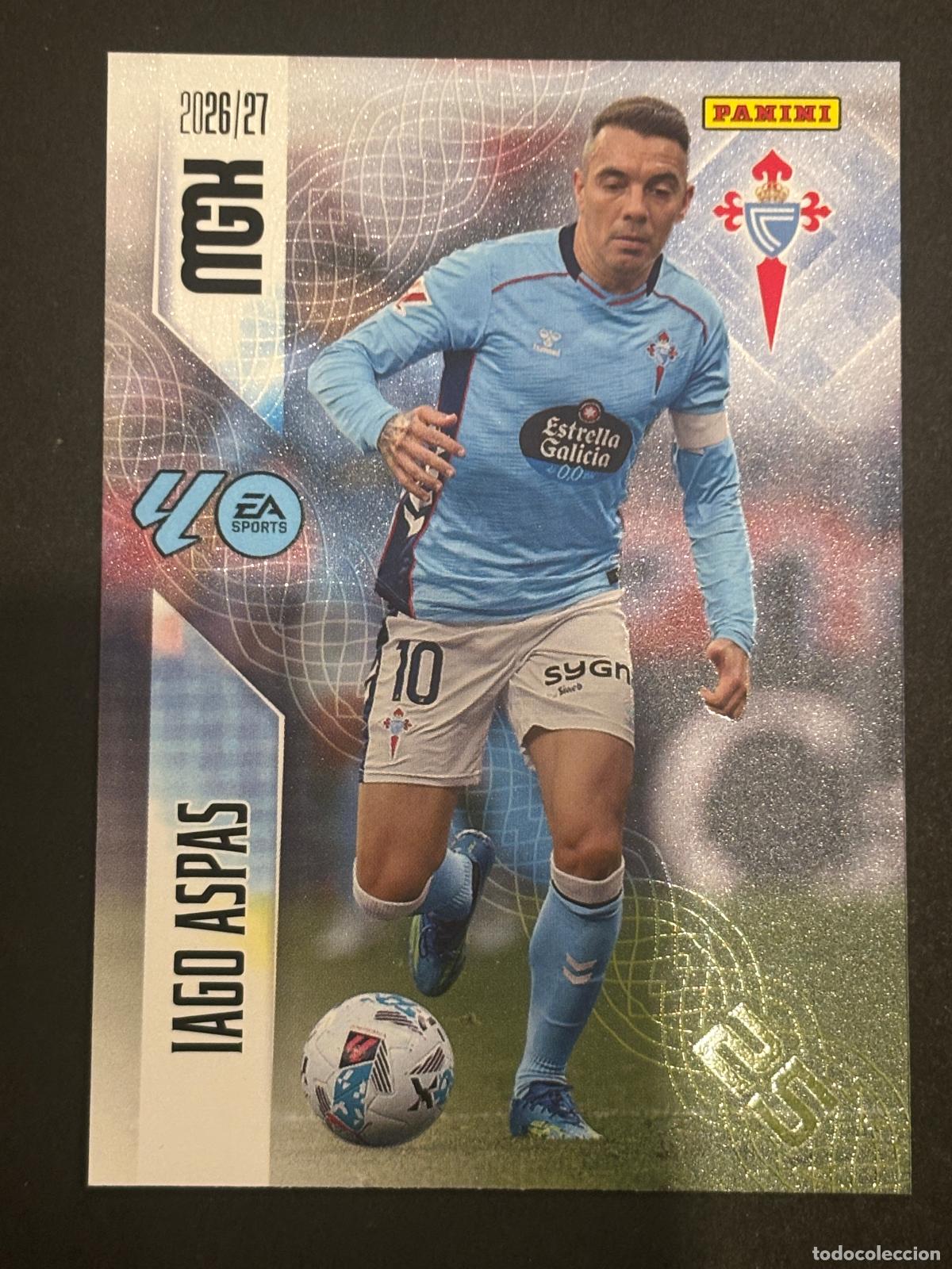 Fu&szlig;ball-Sticker: 124 IAGO ASPAS CELTA MEGACRACKS MGK 26-27 2026-2027 PANINI LIGA