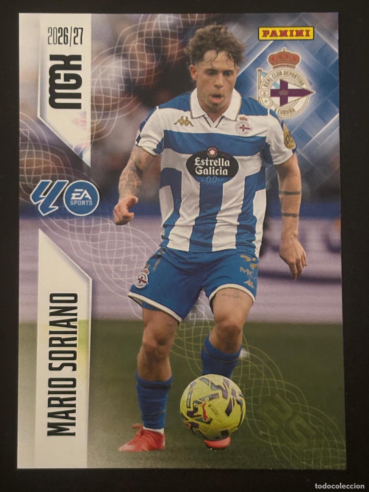 Fu&szlig;ball-Sticker: 138 MARIO SORIANO DEPORTIVO MEGACRACKS MGK 26-27 2026-2027 PANINI LIGA